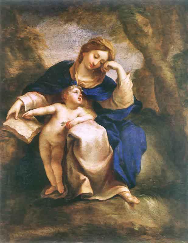 Jerzy Siemiginowski-Eleuter Madonna and Child Germany oil painting art